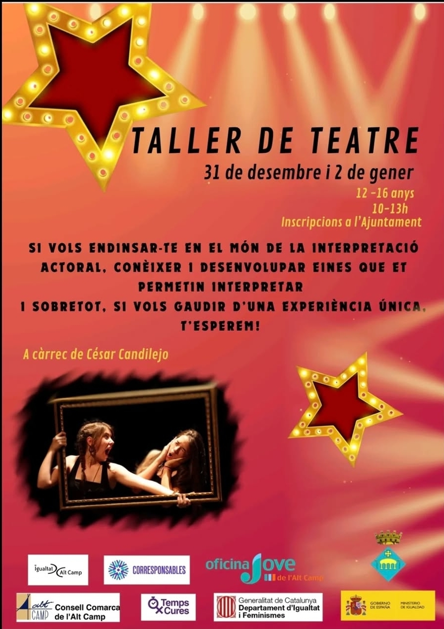 Taller de teatre al Pont d’Armentera