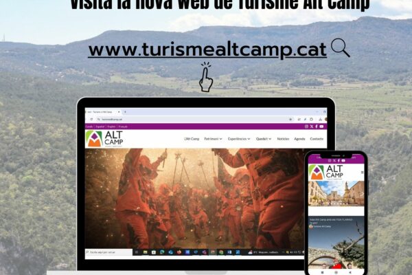 El Servei Comarcal de Turisme de l’Alt Camp estrena nova web per impulsar el turisme a la comarca