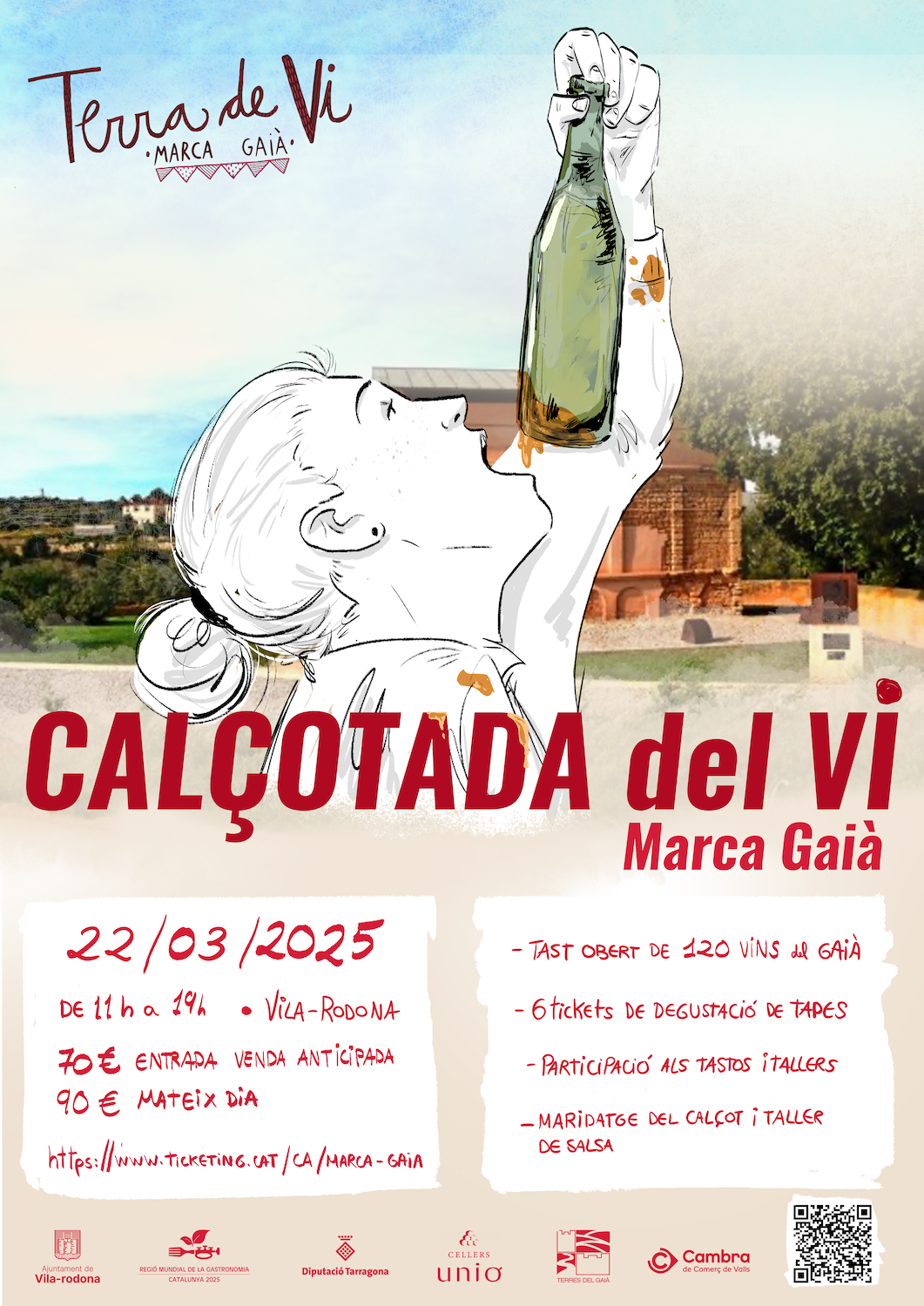 Terra de Vi (Marca Gaià) celebra La Calçotada del Vi